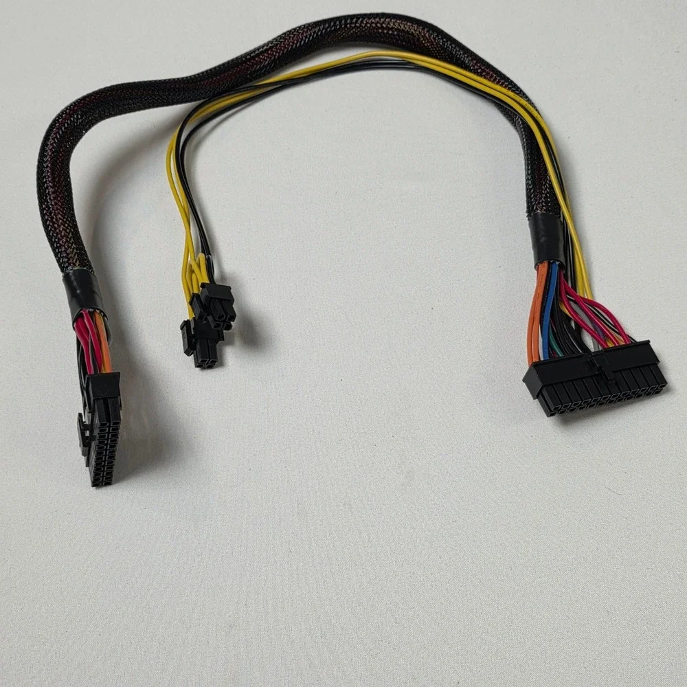 ATX 24 Pin Power Supply Cable with 12v AUX 8 or 4 pin (4+4) 21